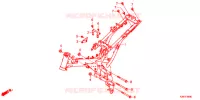 CADRE pour Honda MSX 125 de 2014