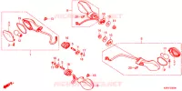 CLIGNOTANT pour Honda MSX 125 de 2016
