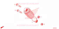 AMORTISSEUR ARRIERE pour Honda GROM 125 de 2017