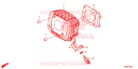 CYLINDRE pour Honda GROM 125 de 2017