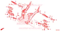REPOSE PIED pour Honda GROM 125 de 2017