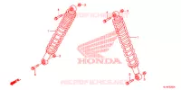 AMORTISSEUR ARRIERE pour Honda BIG RED 700 CAMO de 2009