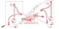 CEINTURE DE SECURITE pour Honda BIG RED 700 CAMO de 2009