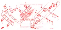 SILENCIEUX D'ECHAPPEMENT pour Honda BIG RED 700 CAMO de 2009