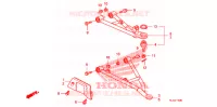 TRIANGLES AVANT pour Honda BIG RED 700 CAMO de 2009