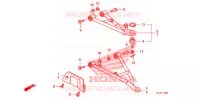 TRIANGLES AVANT pour Honda BIG RED 700 CAMO de 2009