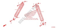 AMORTISSEUR ARRIERE pour Honda BIG RED 700 RED de 2009