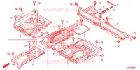 CARROSSERIE CENTRALE pour Honda BIG RED 700 RED de 2009