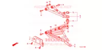 TRIANGLES AVANT pour Honda BIG RED 700 RED de 2009