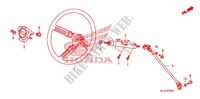 VOLANT   COLONNE DE DIRECTION pour Honda BIG RED 700 CAMO de 2010