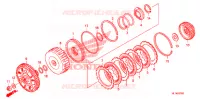 EMBRAYAGE (BAS) pour Honda BIG RED 700 RED de 2010