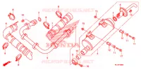 SILENCIEUX D'ECHAPPEMENT pour Honda BIG RED 700 RED de 2010