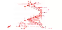 TRIANGLES AVANT pour Honda BIG RED 700 RED de 2010