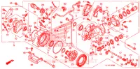 ENGRENAGE FINAL AVANT pour Honda BIG RED 700 RED de 2010
