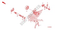 FOURCHETTE DE SELECTION pour Honda BIG RED 700 RED de 2011