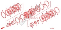 EMBRAYAGE (2 3) pour Honda BIG RED 700 CAMO de 2012