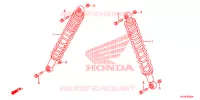 AMORTISSEUR ARRIERE pour Honda BIG RED 700 de 2012