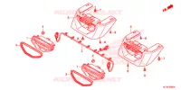 FEU ARRIERE pour Honda BIG RED 700 de 2012