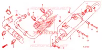 SILENCIEUX D'ECHAPPEMENT pour Honda BIG RED 700 CAMO de 2013