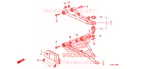 TRIANGLES AVANT pour Honda BIG RED 700 CAMO de 2013