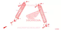 AMORTISSEUR ARRIERE pour Honda BIG RED 700 de 2013