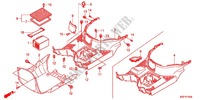 MARCHE PIEDS (MW110WHC/1WHC/2WHC) pour Honda BENLY 110 WHITE de 2012