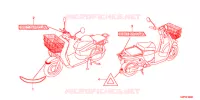 AUTOCOLLANTS pour Honda BENLY 110 YUSEI de 2012