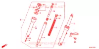 FOURCHE pour Honda BENLY 110 YUSEI de 2012