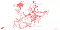 MARCHE PIEDS (MW1101WHC) pour Honda BENLY 110 YUSEI de 2012