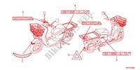 AUTOCOLLANTS pour Honda BENLY 110 PRO de 2013