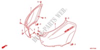 CARENAGE ARRIERE (MW110WHC/1WHC/2WHC) pour Honda BENLY 110 PRO de 2012