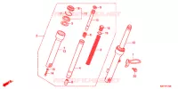 FOURCHE pour Honda ベンリィ 110 プロ de 2016