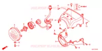 PHARE (MW1101WHG/2WHG) pour Honda ベンリィ 110 プロ de 2016