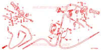 LEVIER DE GUIDON   CABLE   COMMODO (MW110WHC/1WHC) pour Honda BENLY 110 WHITE de 2012