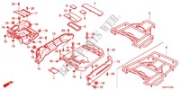 PORTE BAGAGES (MW110WHC/1WHC/2WHC) pour Honda BENLY 110 WHITE de 2012