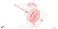 ROUE AVANT pour Honda BENLY 110 WHITE de 2012