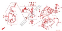 RESERVOIR A CARBURANT pour Honda BENLY 50 de 2012
