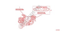 AUTOCOLLANTS pour Honda SUPER CUB 110 PRO de 2012