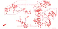 CLIGNOTANT pour Honda SUPER CUB 110 PRO de 2015
