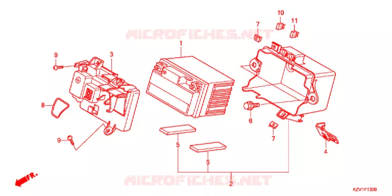 BATTERIE Honda MOTO 110 CUB 2012  NBC110C