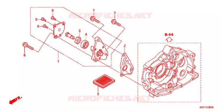 POMPE A HUILE Honda MOTO 110 CUB 2015  NBC110C