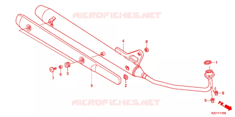SILENCIEUX D'ECHAPPEMENT Honda MOTO 110 CUB 2014  NBC110C