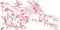 GUIDON   CARENAGE pour Honda EX5 110 Kick start, carburetor de 2013