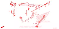 PEDALE   KICK pour Honda EX5 110 Electric start, carburetor de 2014