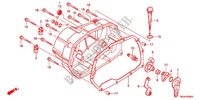 CARTER MOTEUR DROIT pour Honda SUPER CUB 50 -XJ- de 2012