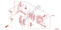 ETRIER DE FREIN AVANT (WW125) pour Honda PCX 125 S PRESTIGE de 2011