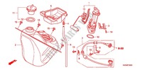 RESERVOIR A CARBURANT pour Honda PCX 125 S PRESTIGE de 2011