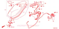 SELLE pour Honda PCX 125 S PRESTIGE de 2011