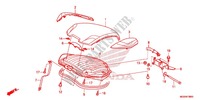 COUVERCLE DE COFFRE pour Honda NC 700 ABS de 2012