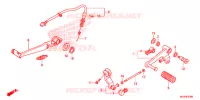 PEDALE pour Honda NC 700 X de 2013